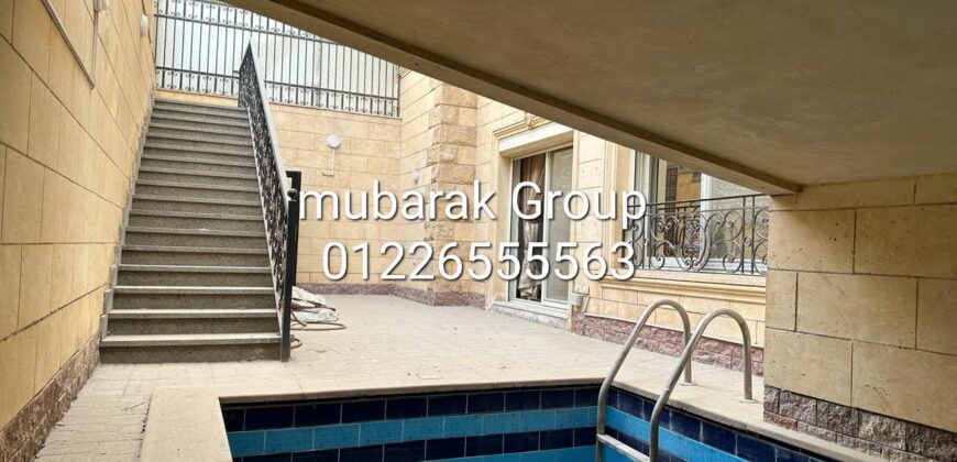 Modern ground Floor with Private pool For Rent in Sarayat Maadi – Cairo – Egypt