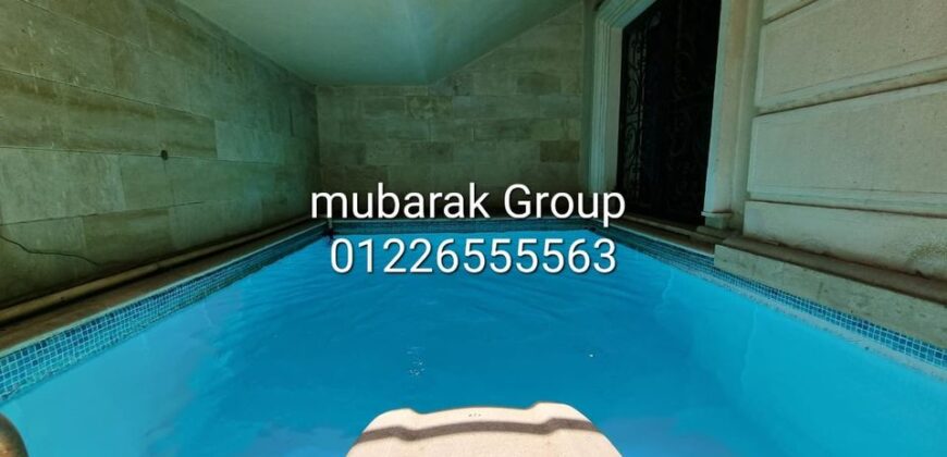 Modern ground Floor with Private pool For Rent in Sarayat Maadi – Cairo – Egypt