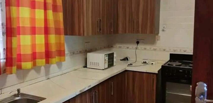 Fully furnished apartment for rent in chinyonga, 3 bedrooms, master ensuite, fully tiled, kitchen with cupboard, celling