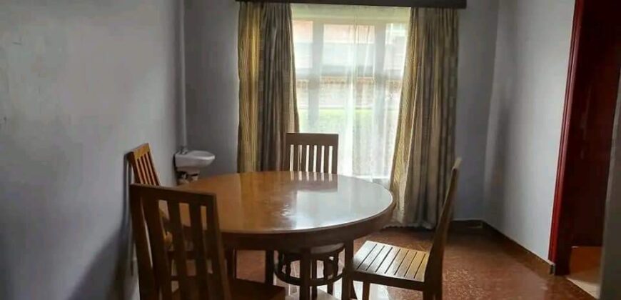 Fully furnished apartment for rent in chinyonga, 3 bedrooms, master ensuite, fully tiled, kitchen with cupboard, celling