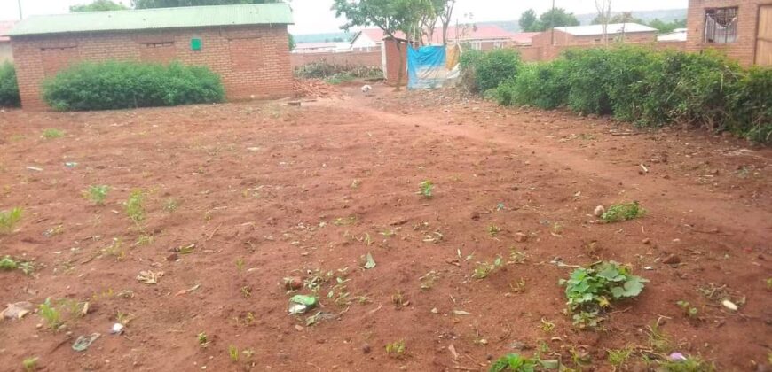 Plot for sale in Malawi Mzuzu Luwinga