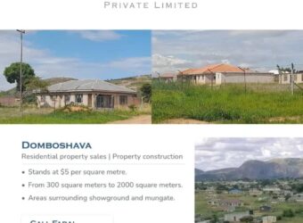 DOMBOSHAVA STANDS FOR SALE* *SHOWGROUND AREA*