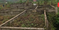 Foundation of a duplex on a 500msq land available for sale behind limbe