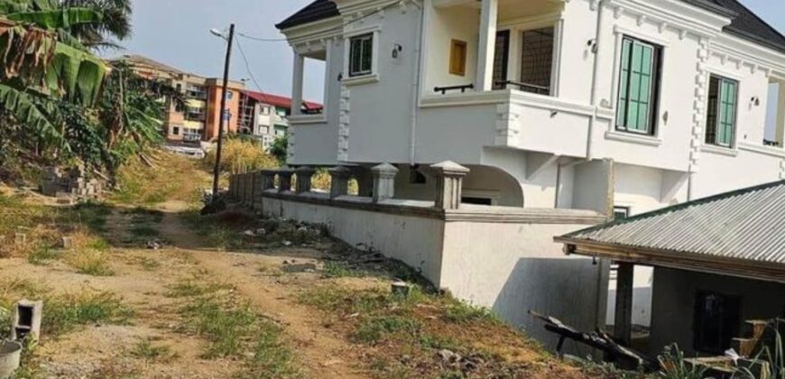 Property for sale  80% of work complete Duplex at Limbola Limbe II 100meters from the tarred road and access road front and back 