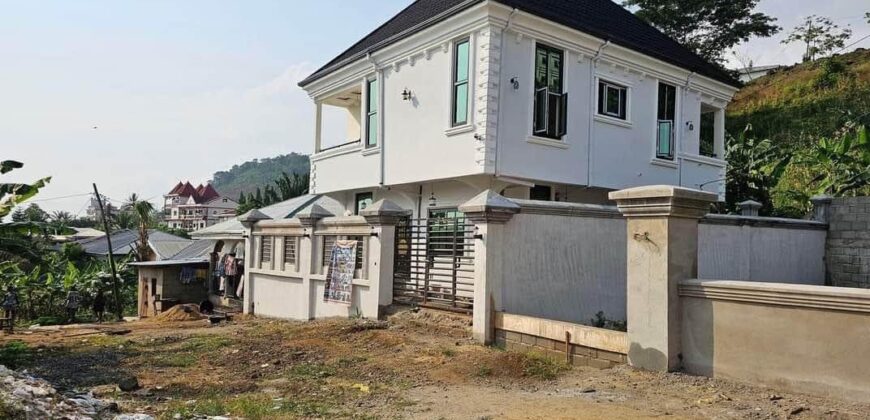 Property for sale  80% of work complete Duplex at Limbola Limbe II 100meters from the tarred road and access road front and back 