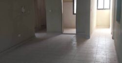 Three bedroom apartment unfurnished with two toilet kitchen