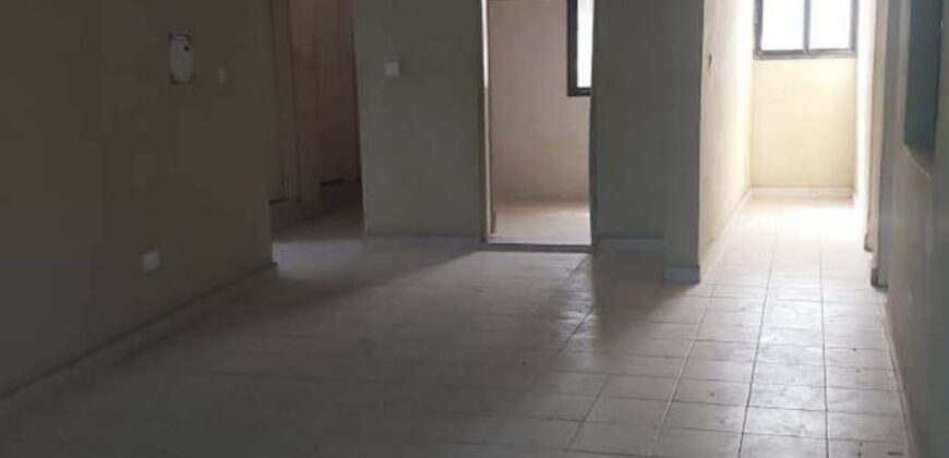 Three bedroom apartment unfurnished with two toilet kitchen