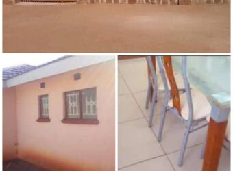 2 bedroom house,not fitted only ceiling and floor tile,2 and half and tuckshop,fenced with brick wall and a sliding gate,electricity available