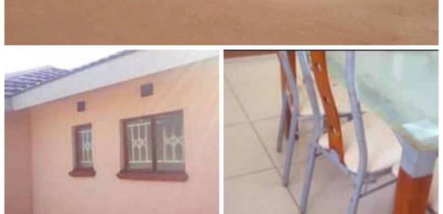 2 bedroom house,not fitted only ceiling and floor tile,2 and half and tuckshop,fenced with brick wall and a sliding gate,electricity available