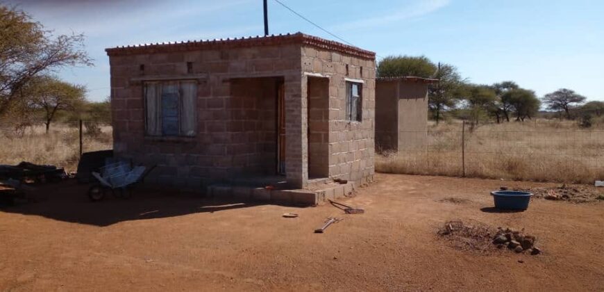 I and half room for sale in Gakgatla village in greater Gaborone near Thamaga