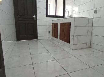 Large 4 room apartment on ground floor well ventilated with 3dwc + a front yard, individual gate located at FAYA behind genie 2000.